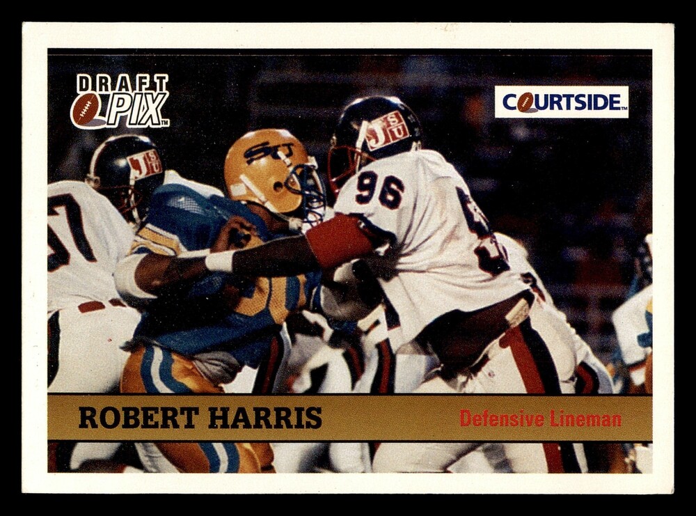 1992 Courtside Draft Pix #137 Robert Harris Football Card